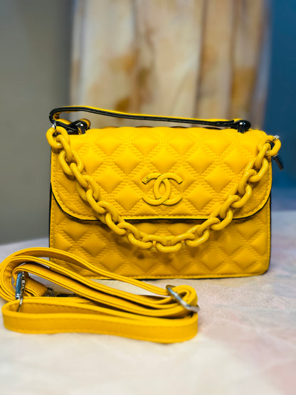 Vegan Leather Quilted Crossbody Bag | Stylish & Cruelty-Free
